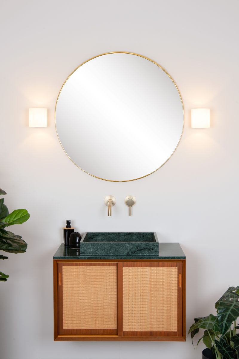 Lucide JELTE - Nástenné svietidlo Kúpeľňa - Ø 12 cm - 1xG9 - IP44 - Čierna